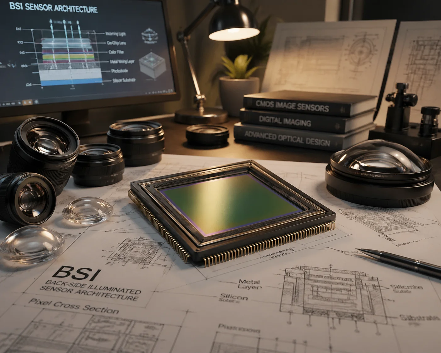 4K resolution high sensitivity night balance camera sensor