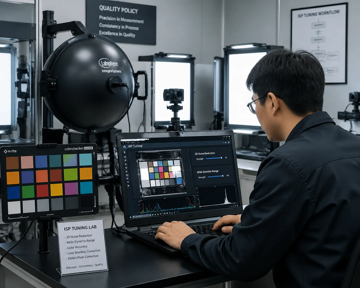 ISP image signal processor 4K camera performance test