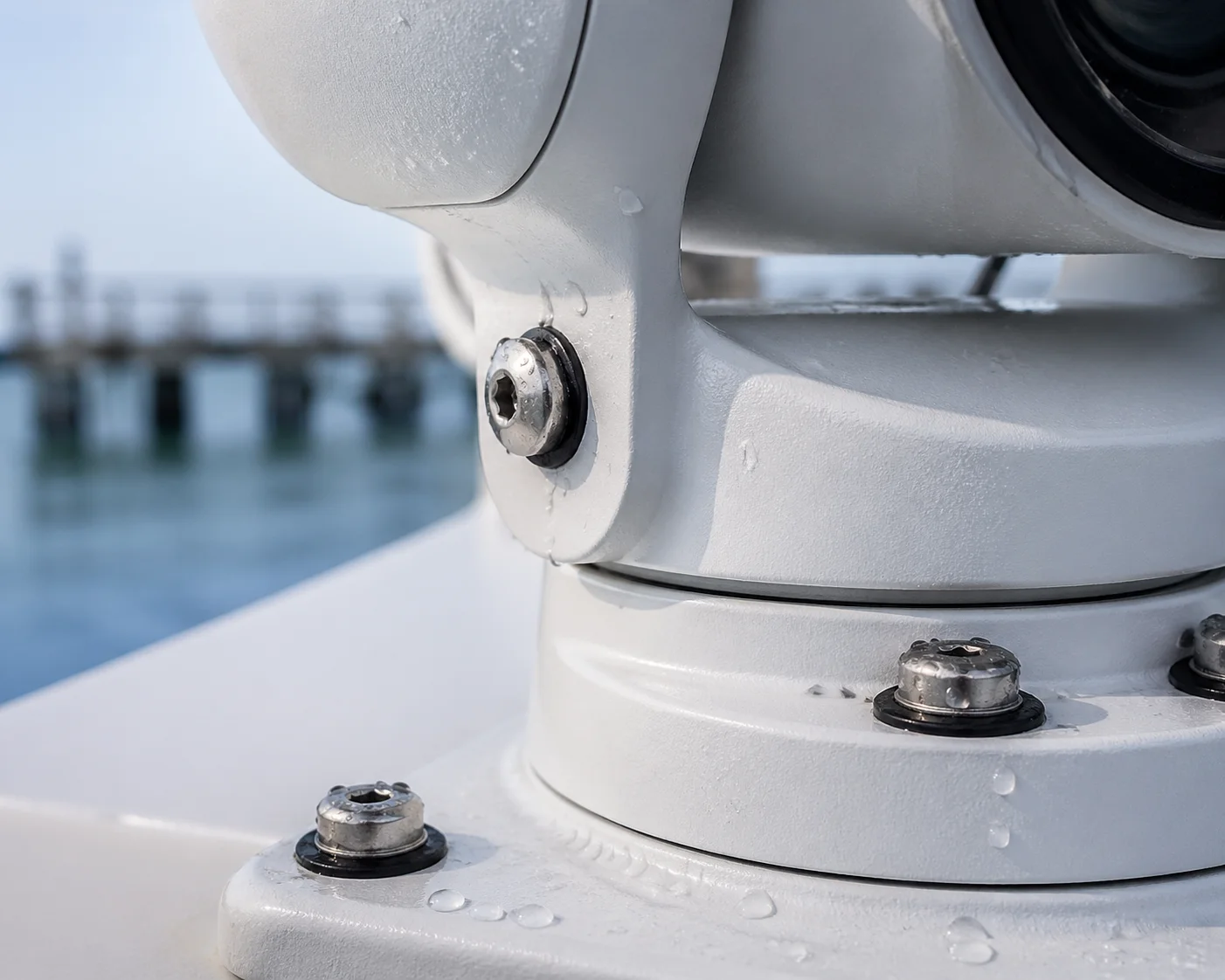 316 stainless steel screws PTZ camera coastal mounting