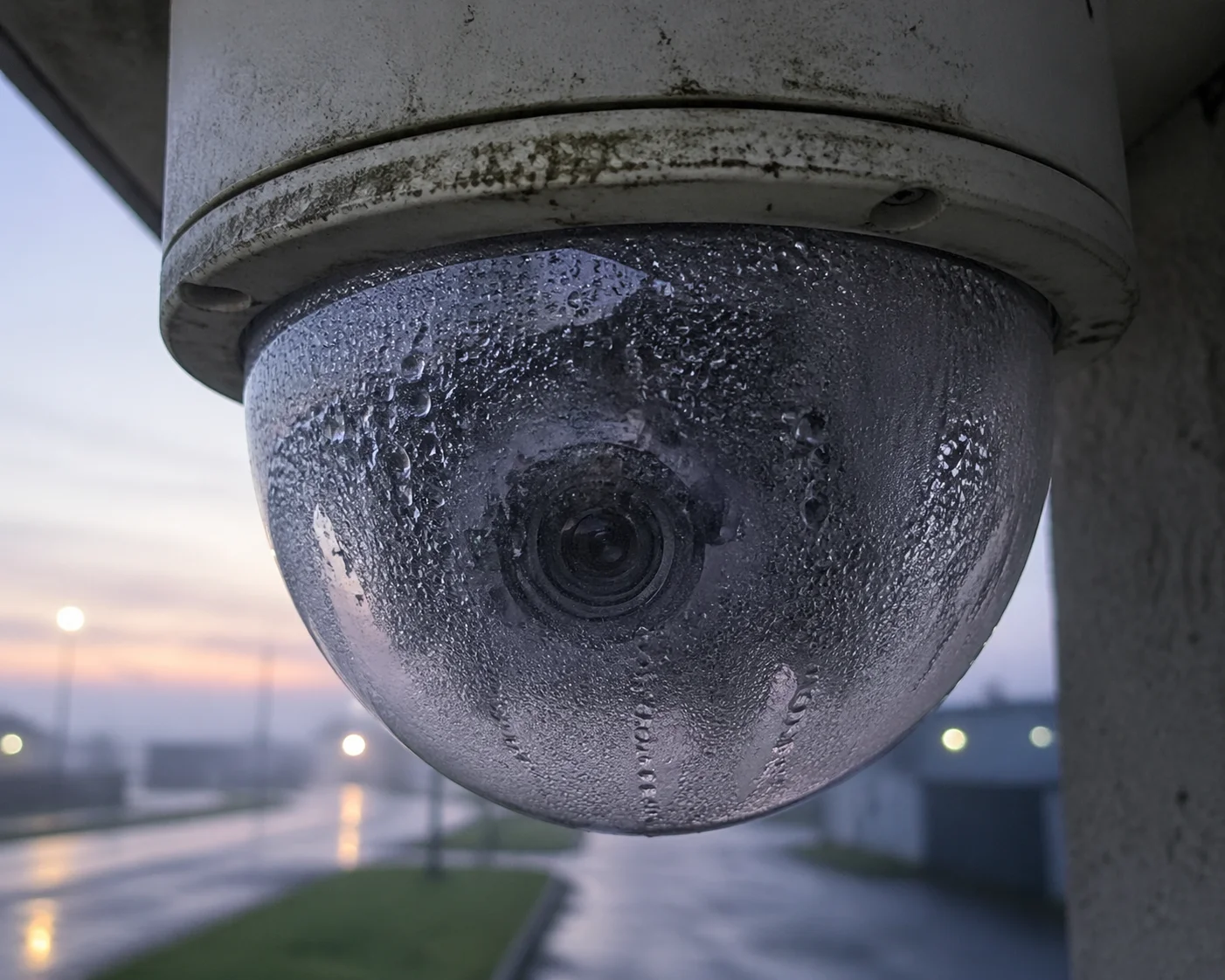 Internal fogging inside PTZ camera dome after storm