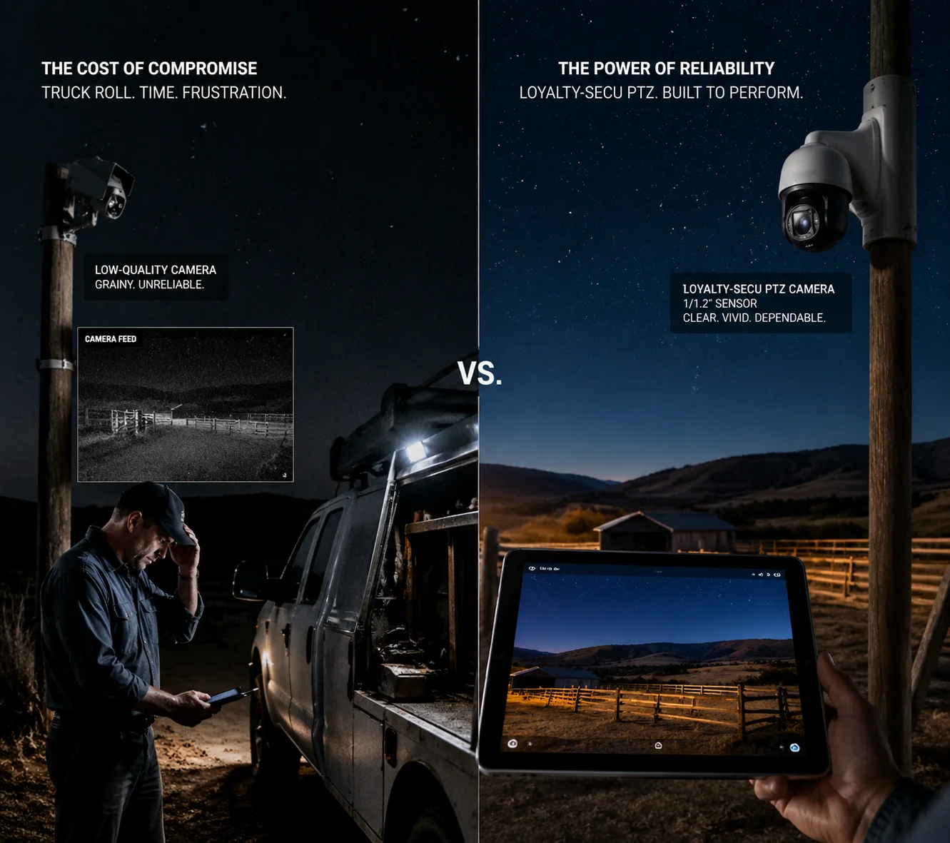 large format sensor PTZ camera cost benefit analysis