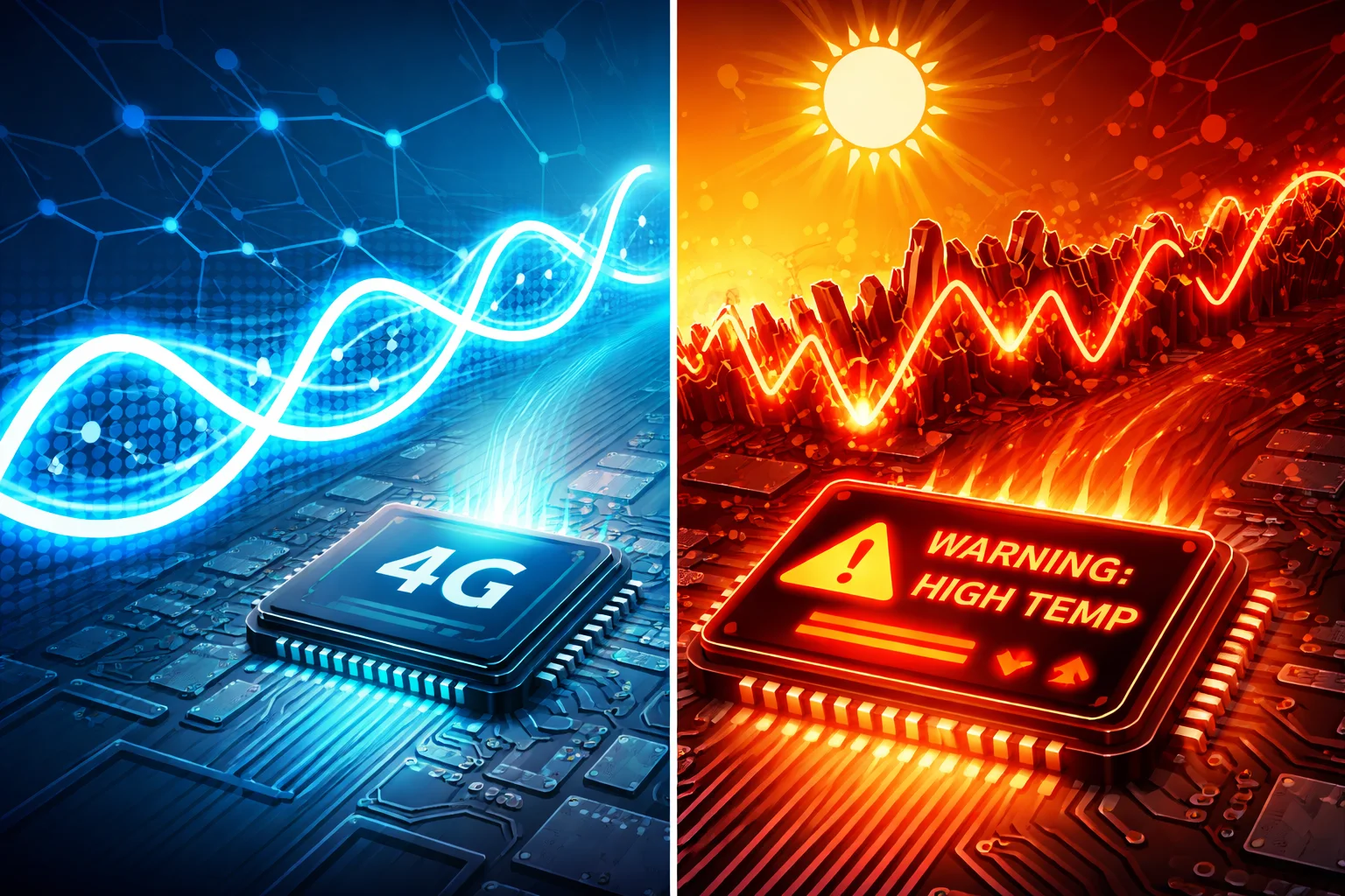 4G module thermal throttling at high temperature