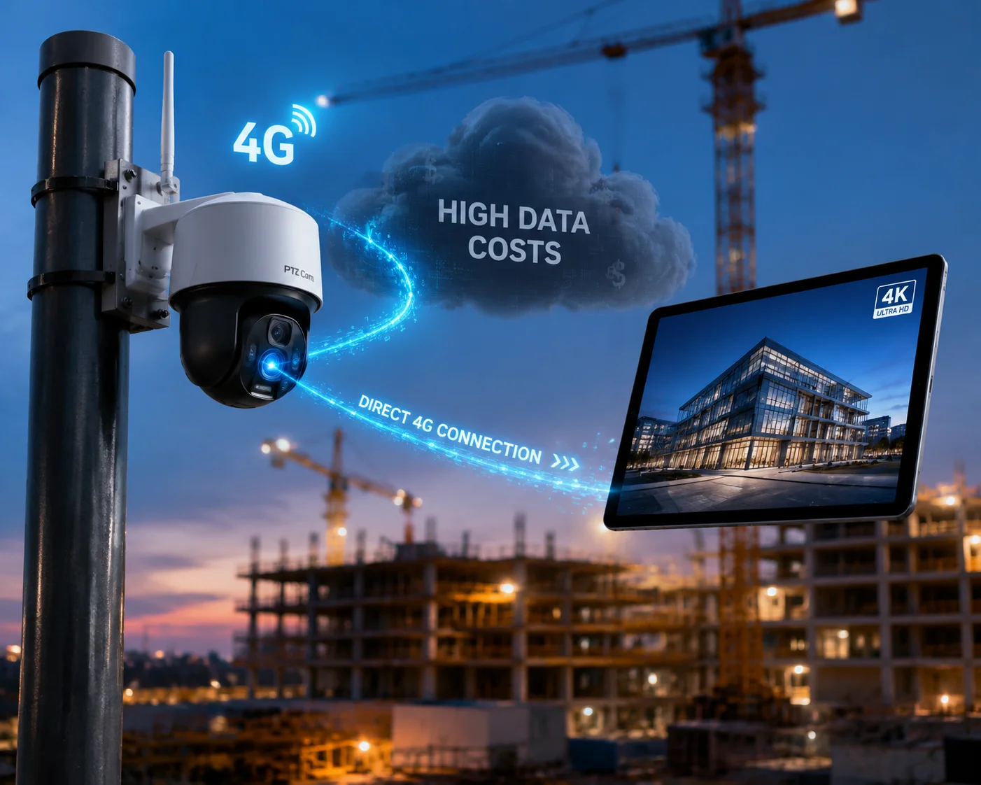 Comandos CGI HTTP para captura de instantâneo de alta resolução de câmera PTZ
