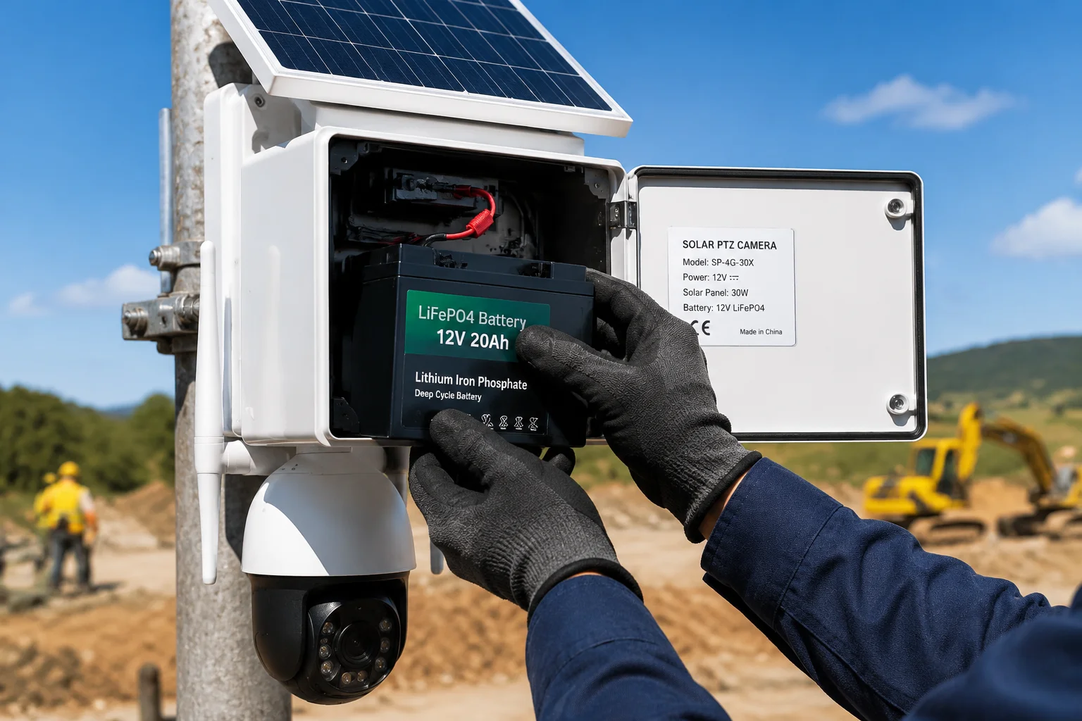 Guida alla sostituzione della batteria della telecamera PTZ solare per i clienti statunitensi