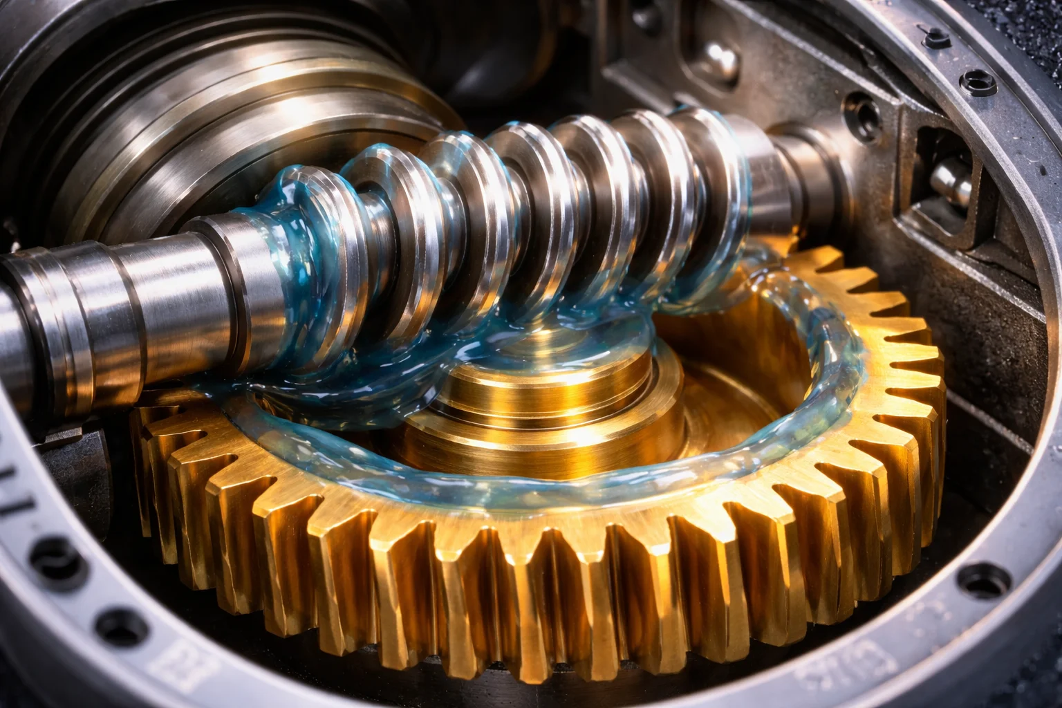 Self-lubricating metal alloy gears PTZ camera maintenance