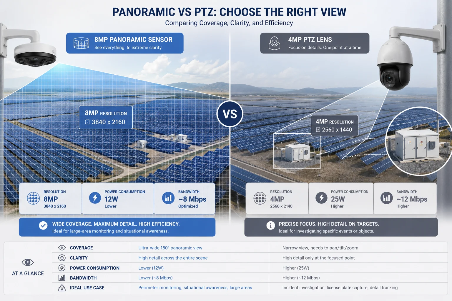 8-MP-Panorama plus 4-MP-PTZ-Benutzerdefinierte Auflösungskonfiguration