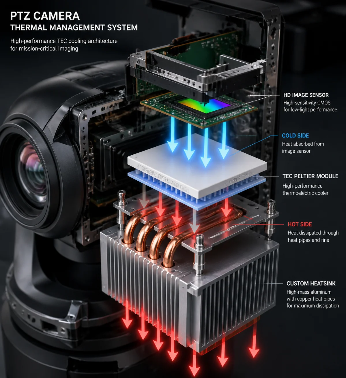 TEC-Sensortemperaturdifferenz unter Umgebungstemperatur 50 °C