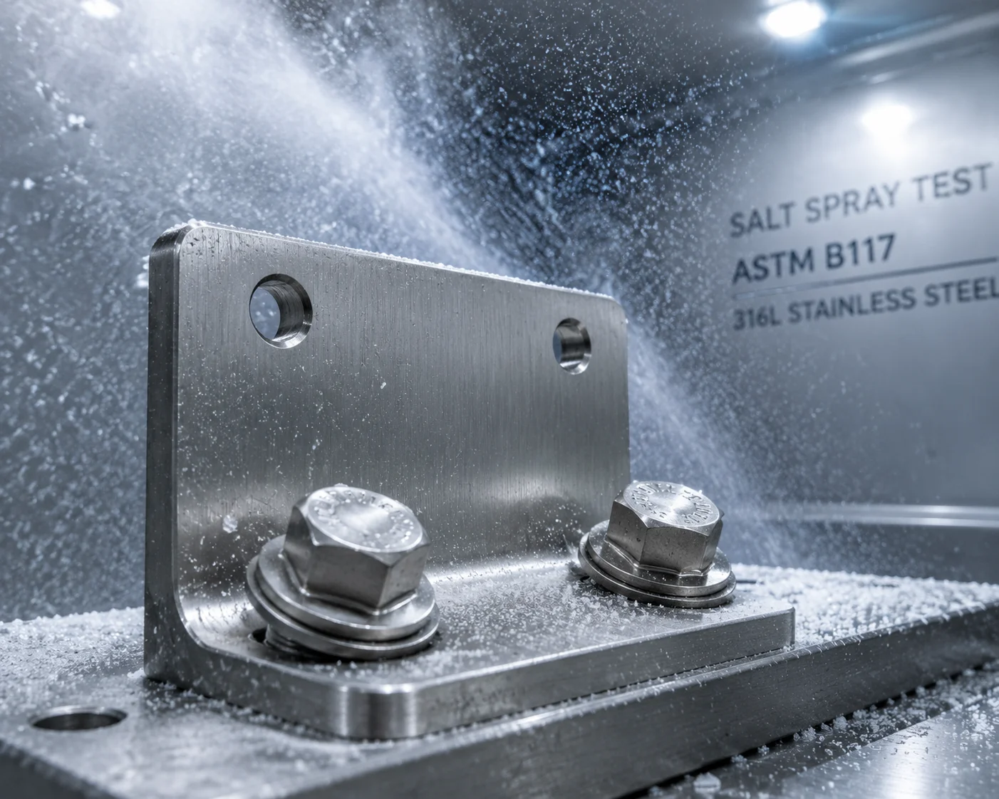salt spray test mounting brackets fasteners PTZ camera