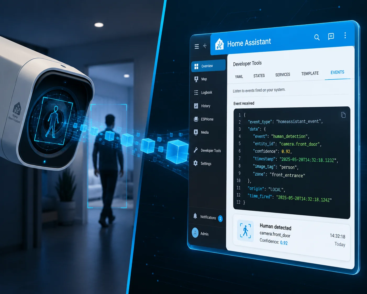 Benutzerdefinierte JSON-Webhook-Payload für die Home Assistant-Integration