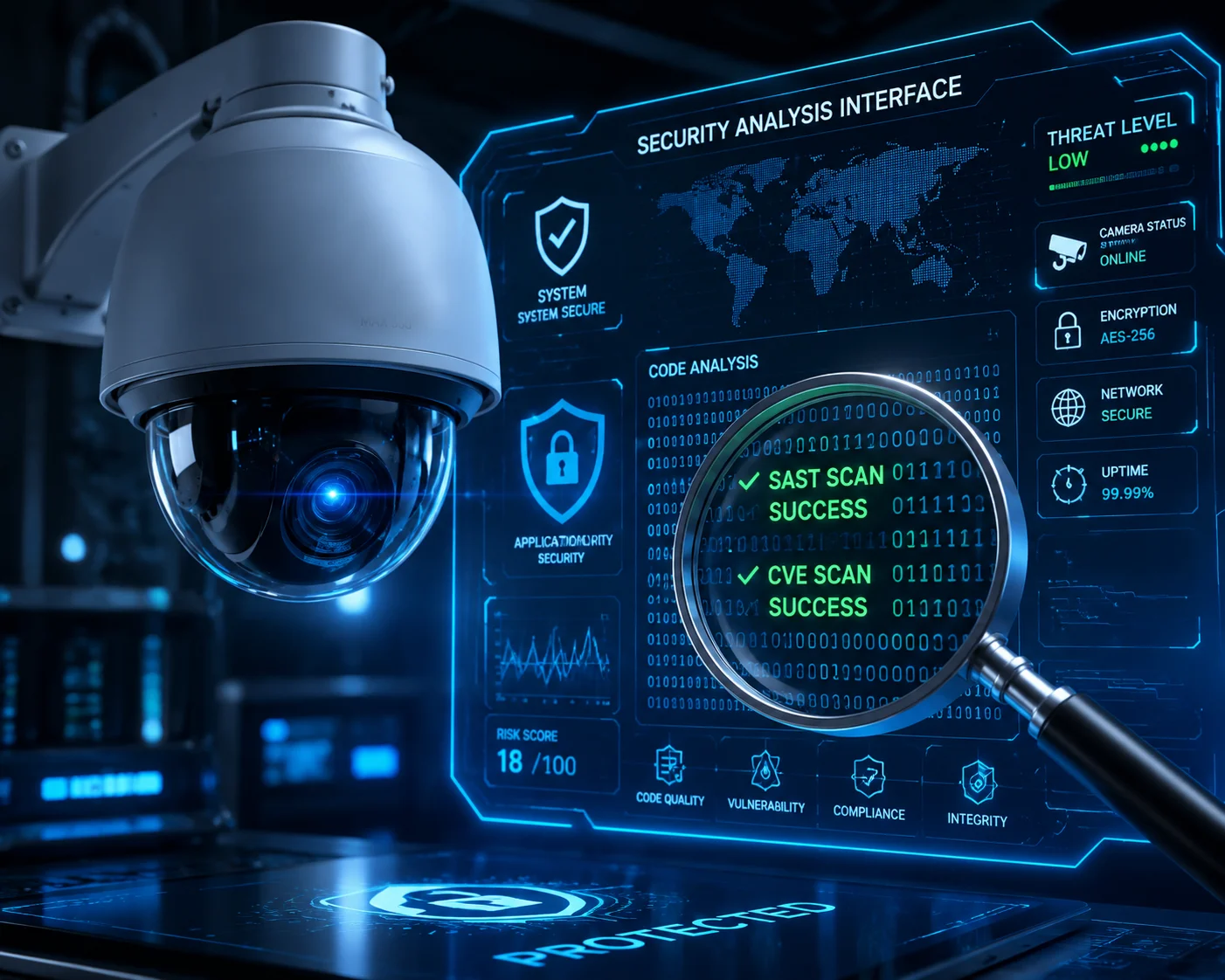 PTZ camera firmware cybersecurity audit vulnerabilities