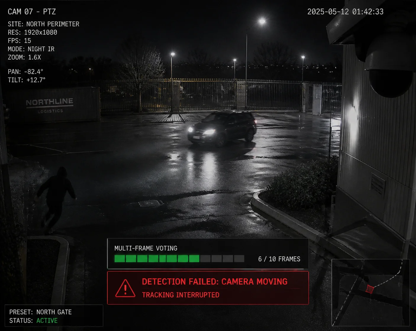 short dwell time AI missed human vehicle detection