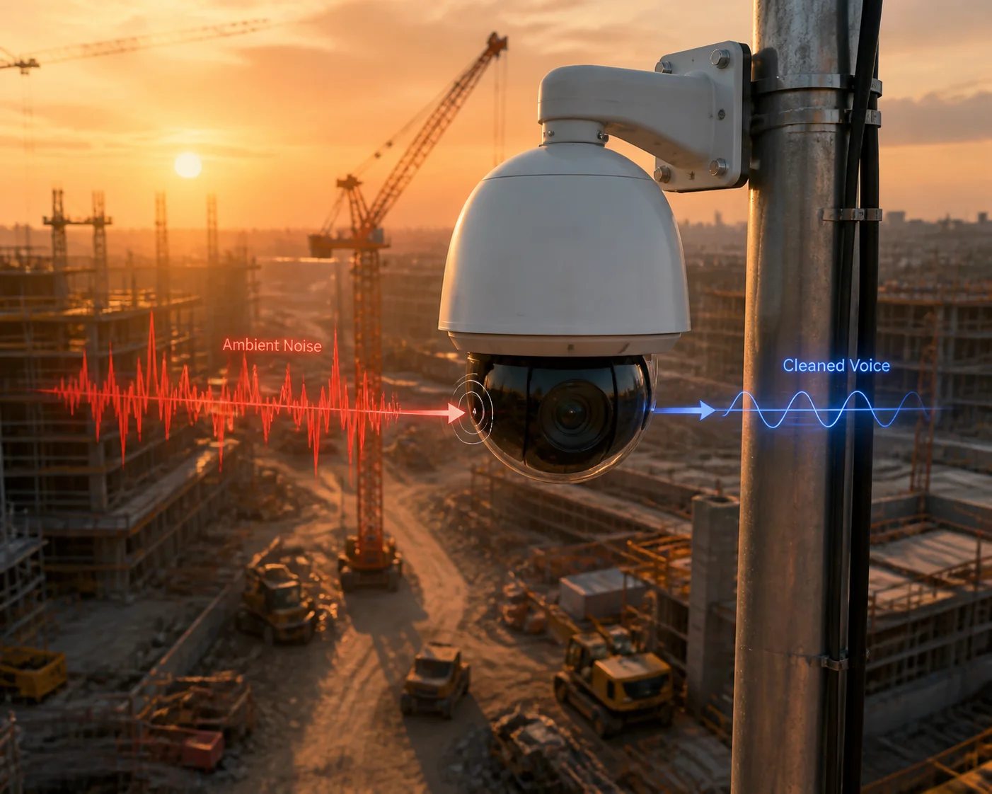 AEC-Echo-Unterdrückungsleistung in lauten PTZ-Kameranumgebungen