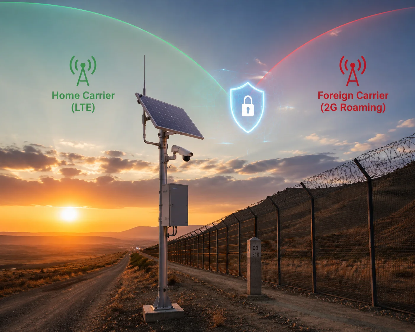 Disabling 3G 2G fallback on solar camera to prevent roaming charges