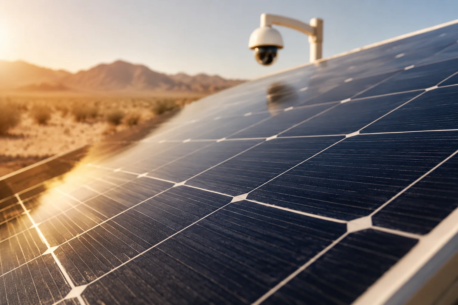 solar panel temperature coefficient performance in Arizona desert heat