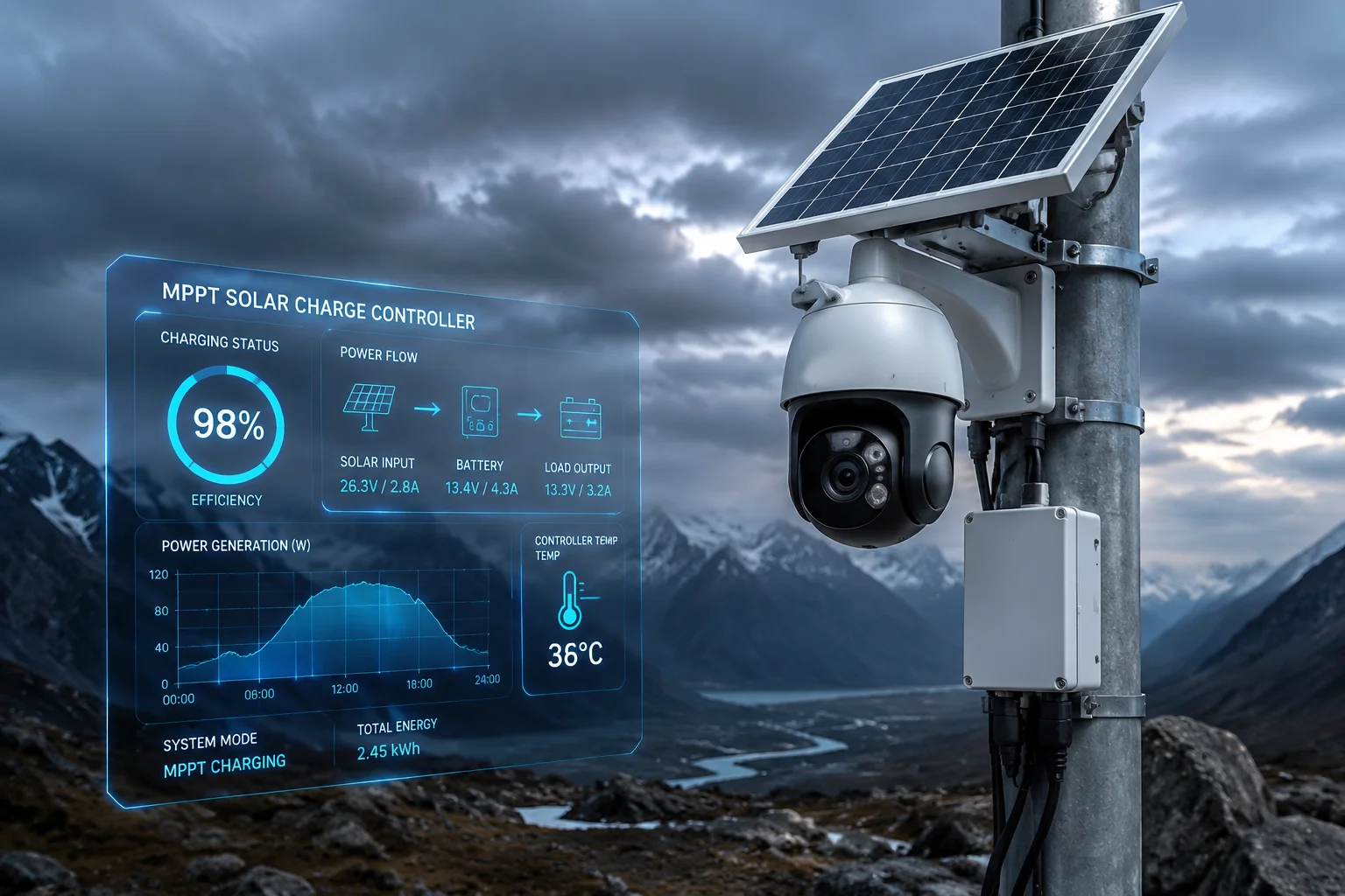 MPPT vs. PWM-Regler für netzunabhängige Solar-PTZ-Kamerasysteme