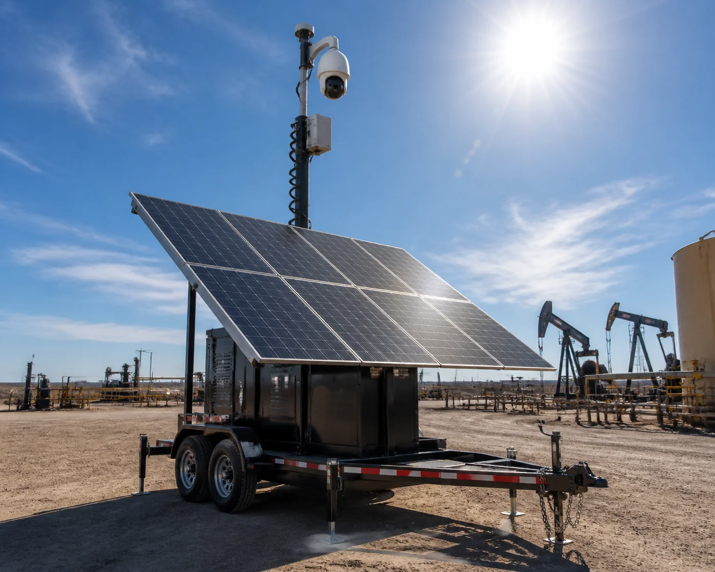Stromverbrauch TEC Solarbatterie PTZ-Kamerasystem