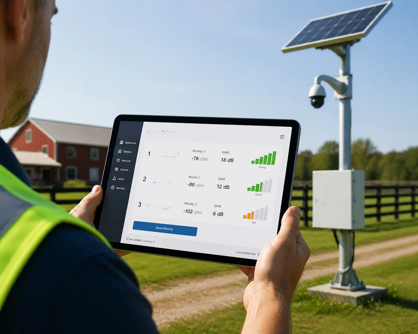 Priority-based band selection for US carriers in PTZ firmware