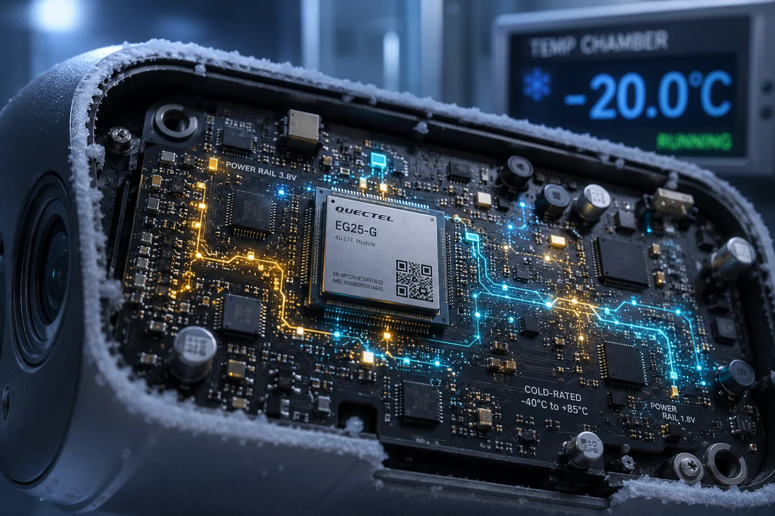 fiabilité du démarrage à froid du modem 4g