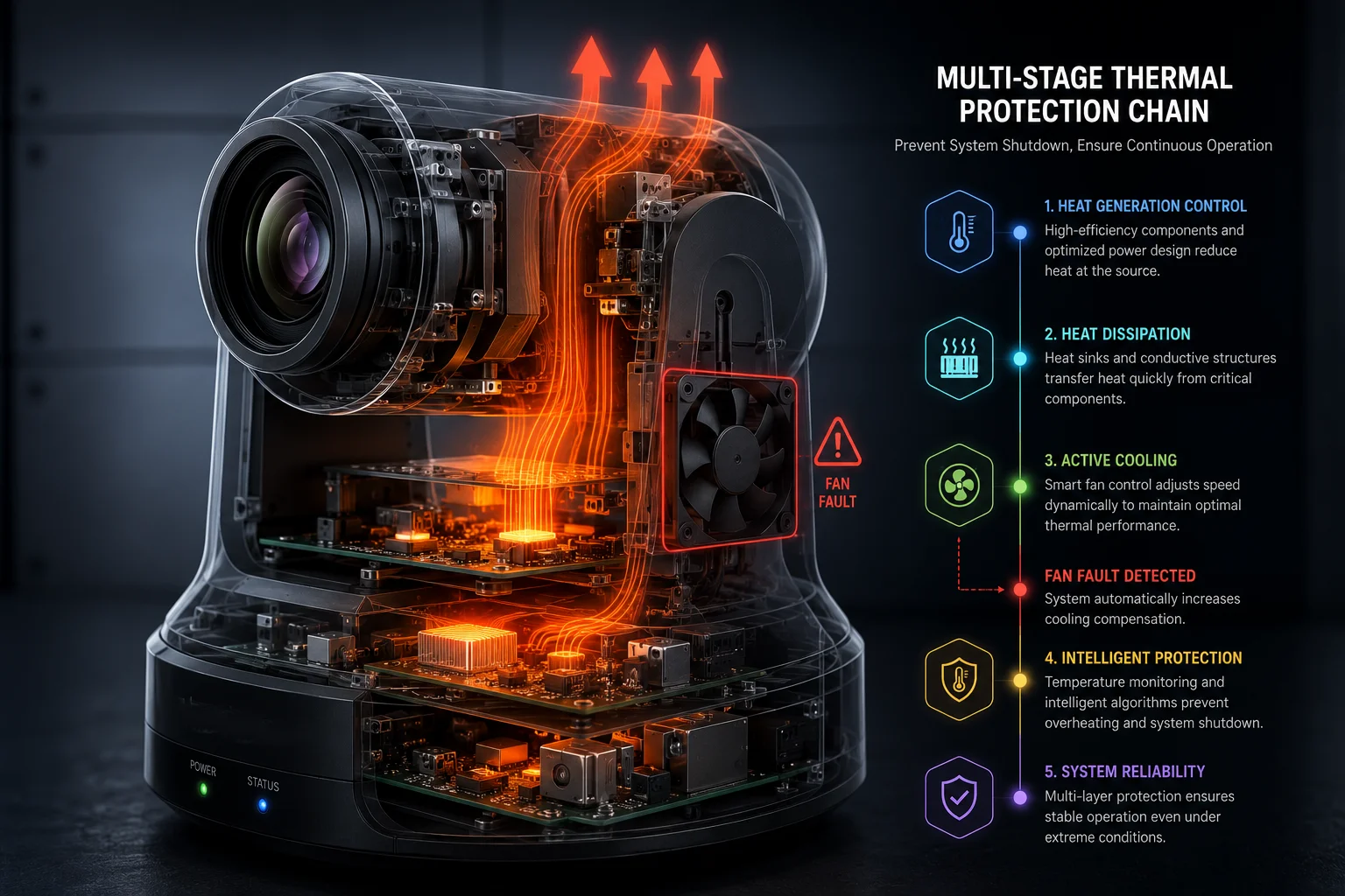 image de couverture de limitation thermique ptz industrielle
